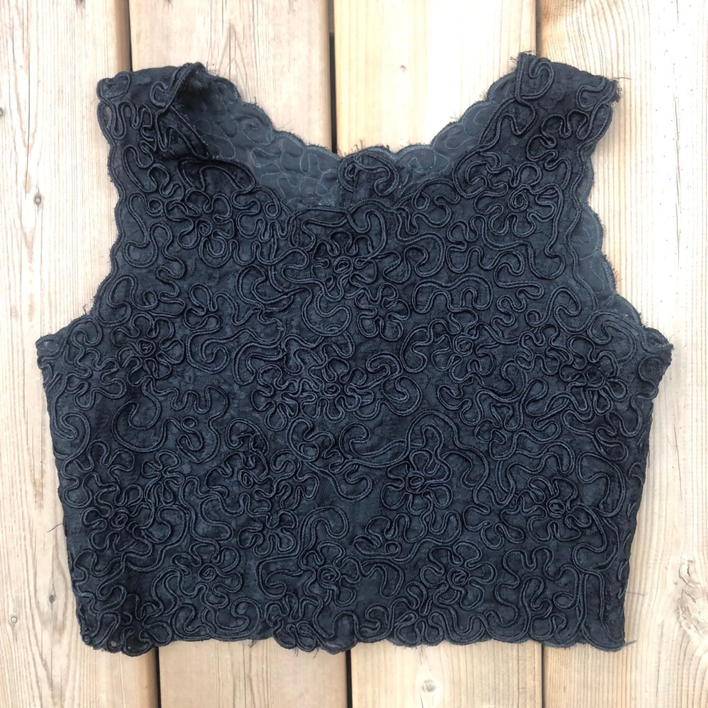 Lace crop top